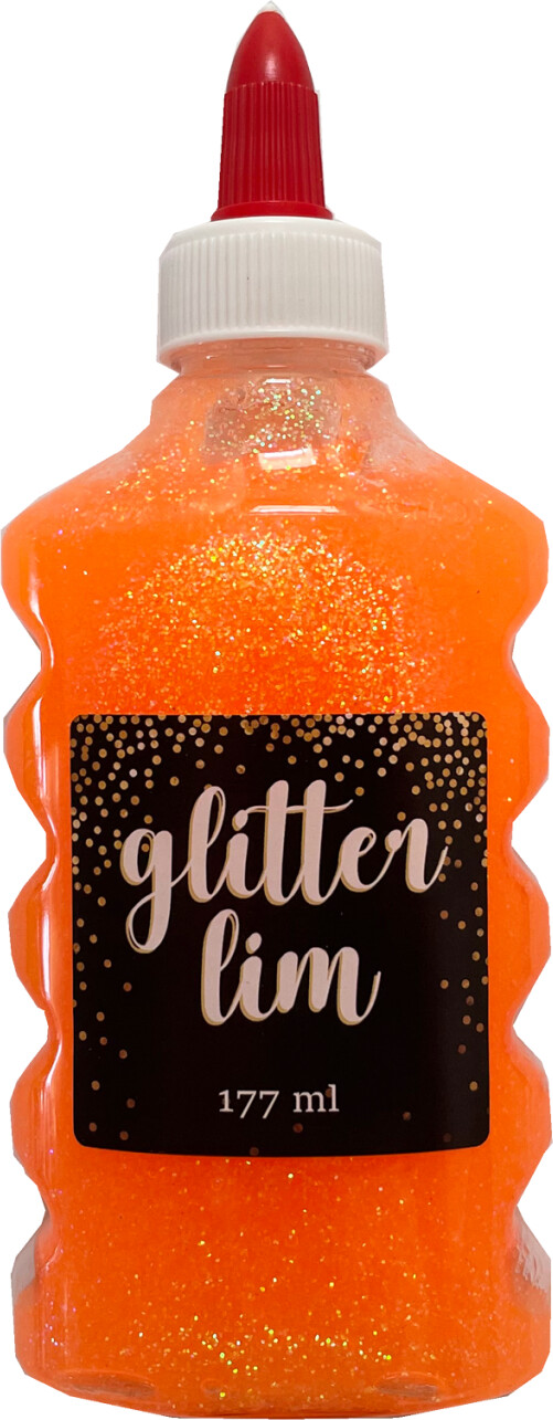 Hobby Mate Glitterlim Pastel ORANGE 177 ml