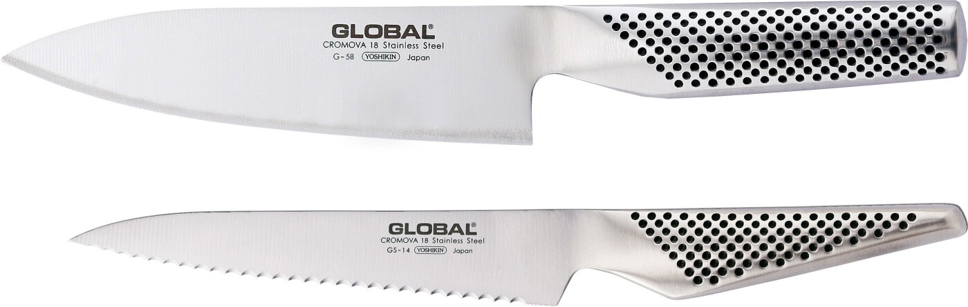 Global - Knivsæt - 2 Dele - G-58 Og Gs-14