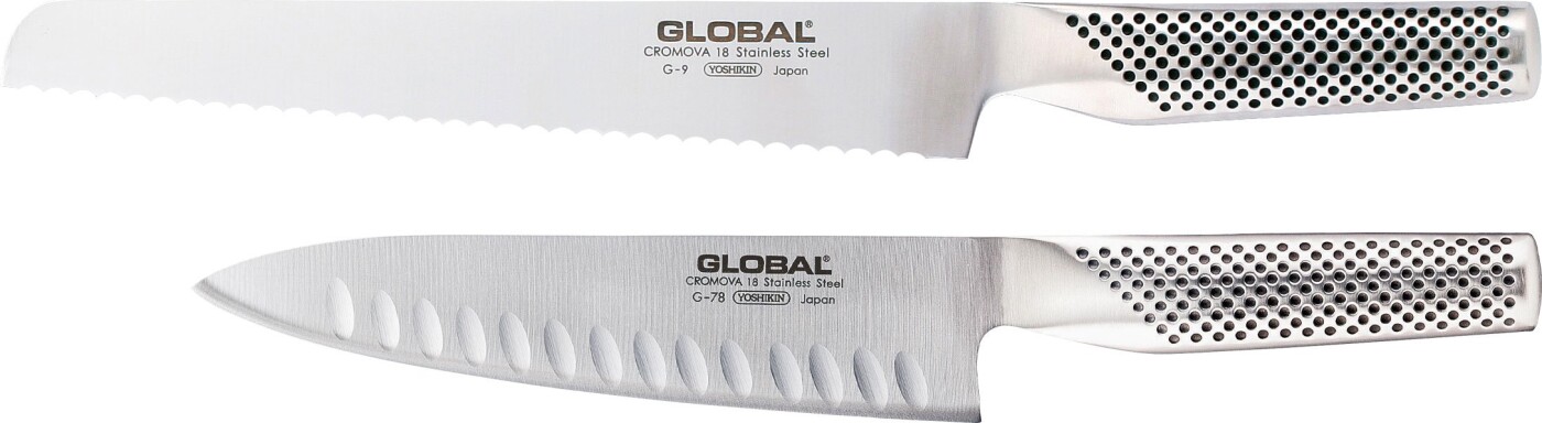 Global - Knivsæt - 2 Dele - G-9 Og G-78