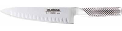 Global - G-77 Kokkekniv Med Spids Grantonskær - 20 Cm