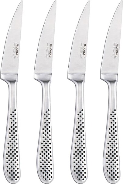Global - Gtf-4001 Steakknive Sæt - Smedet - 4 Stk