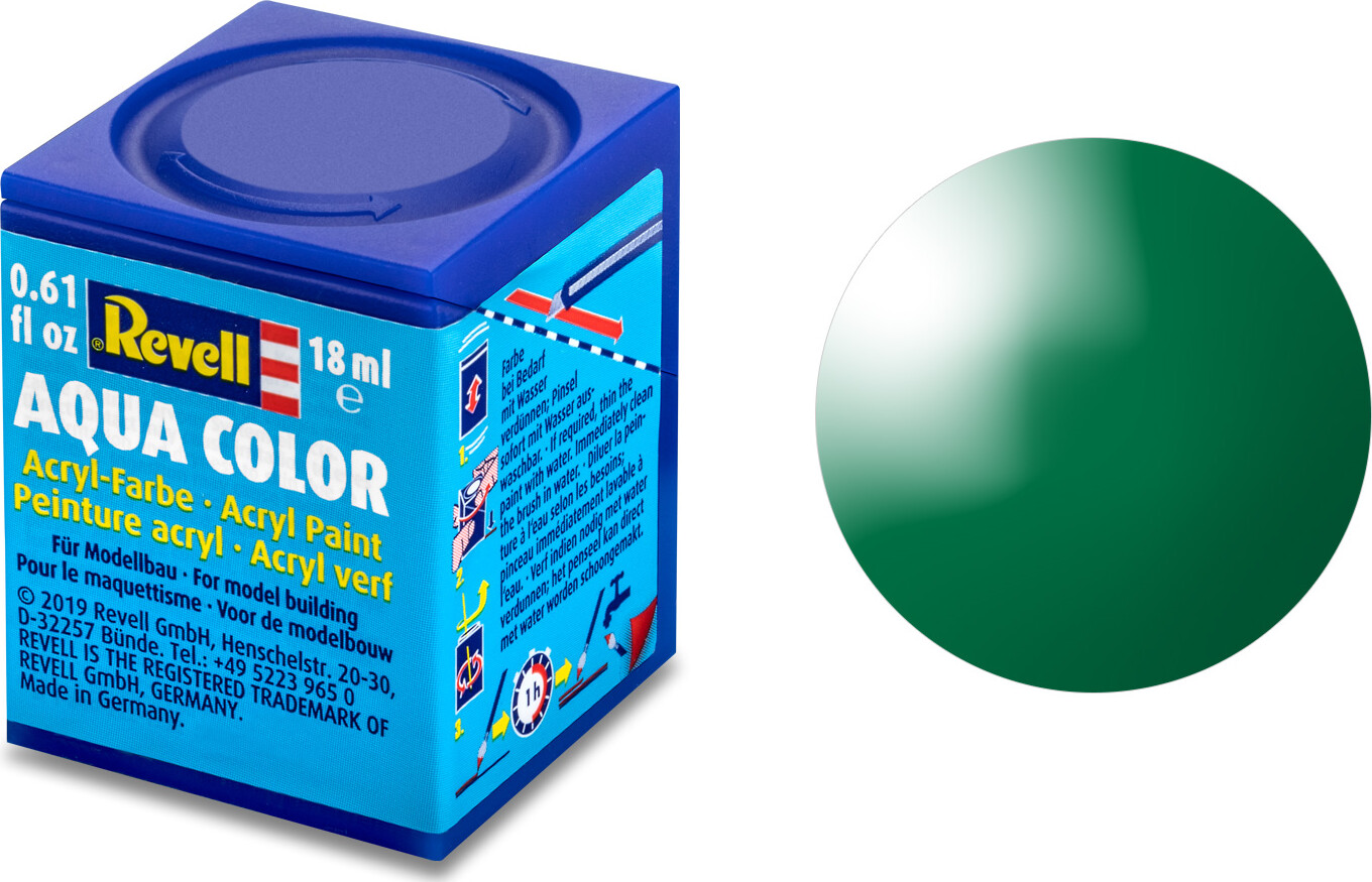 Se Revell - Maling - Aqua Color Gloss Emerald Green - Ral 6029 - 18 Ml - 36161 hos Gucca.dk