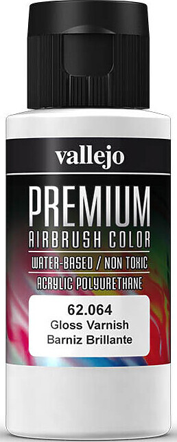 Vallejo - Premium Airbrush Gloss Varnish - Blank Lak 60 Ml