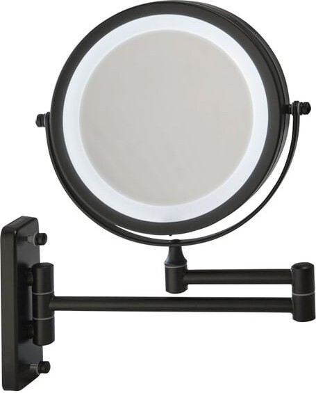 Glow Up - Makeup Artist Mirror - Double Sided W. Led - Black