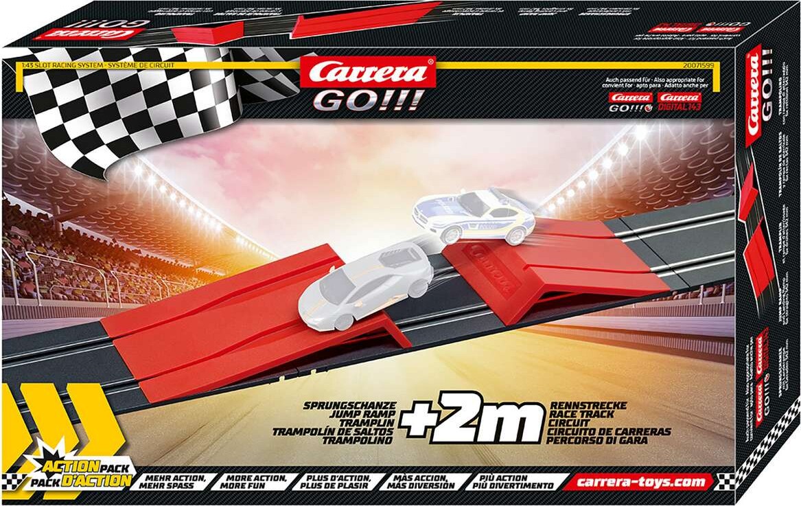 Carrera - Go - Action Pack - Skinner Og Ramper - 1:43 - 71599