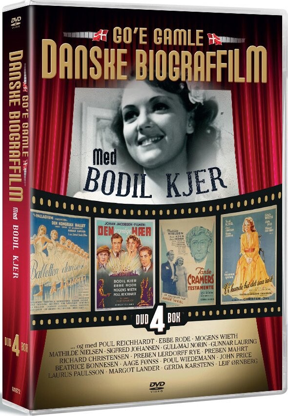 Goé Gamle Danske Biograffilm - Med Bodil Kjer - DVD - Film