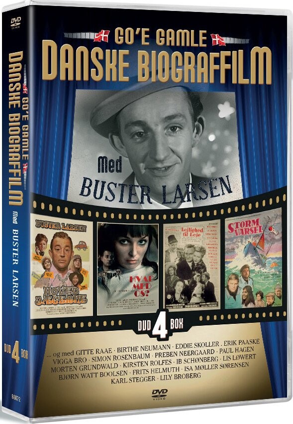 Goé Gamle Danske Biograffilm - Med Buster Larsen - DVD - Film