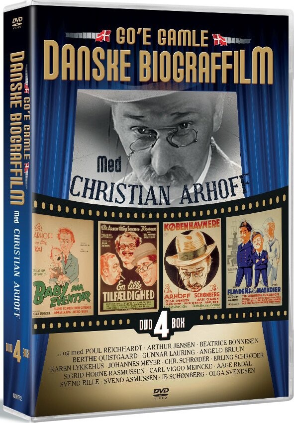 Goé Gamle Danske Biograffilm - Med Christian Arhoff - DVD - Film