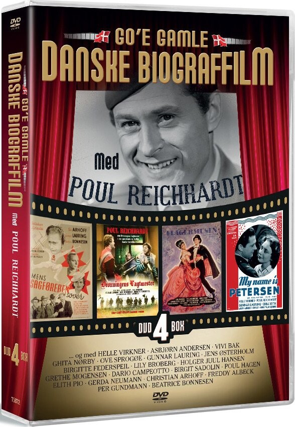 Goé Gamle Danske Biograffilm - Med Poul Reichhardt - DVD - Film