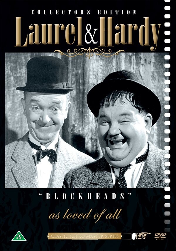 Gøg Og Gokke - To Fjolser / Laurel And Hardy - Blockheads - DVD - Film