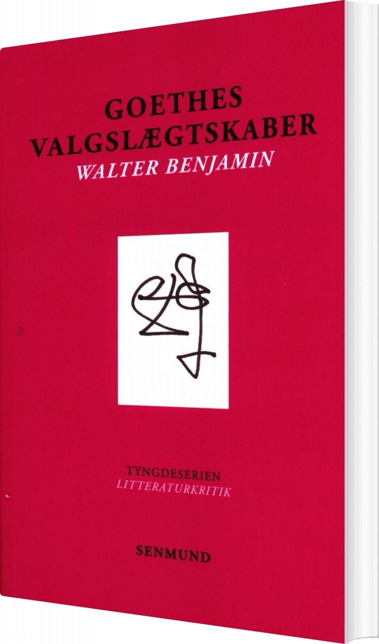 Billede af Goethes Valgslægtskaber - Walter Benjamin - Bog