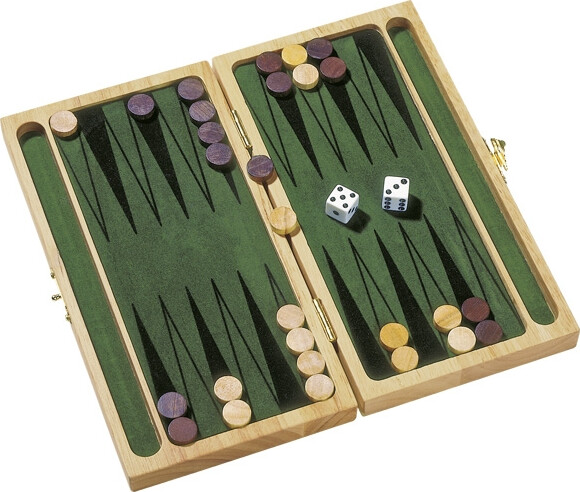 Goki Backgammon I Træ