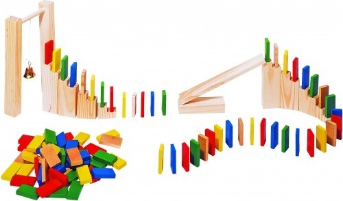 Goki - Domino Rally - Stort Sæt 250 Dele