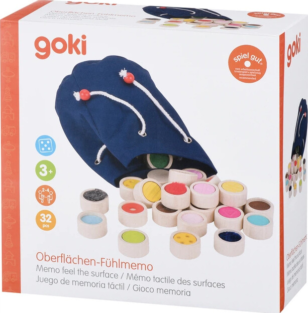Goki - Feel-a-pair Memo - Huskespil