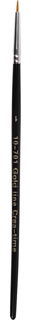 Gold Line Pensler - Nr. 1 - L 17 Cm - B 3 Mm - Rund - 12 Stk.