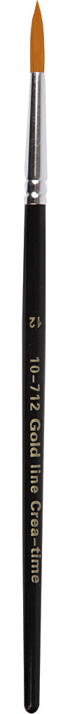 Gold Line Pensler - Nr. 12 - L 18,5 Cm - B 5 Mm - Rund - 6 Stk.