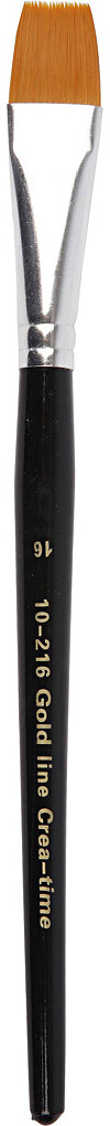 Gold Line Pensler - Nr. 16 - L 19 Cm - B 17 Mm - 6 Stk.