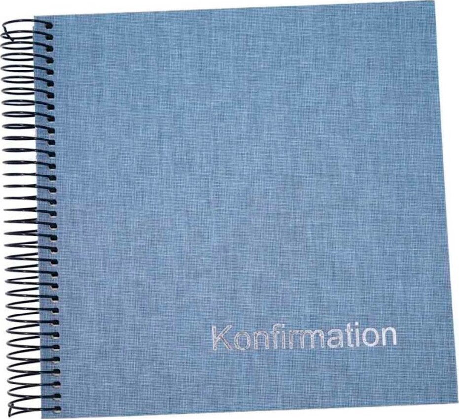 Goldbuch Konfirmationsalbum 20 X 20 Blågrå