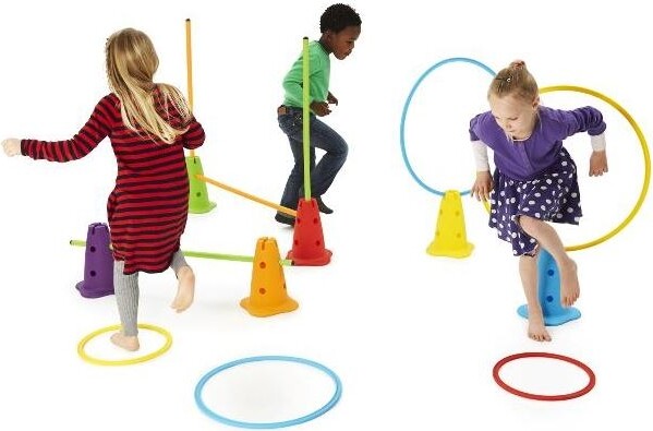 Hula Hop Ringe fra Gonge - 3 stk. - Ø: 65 cm.