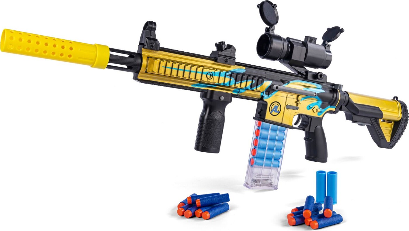 Air Shooter - Sniper 416 Xa3 - Inkl. 20 Skumpile & 8 Patronhylstre