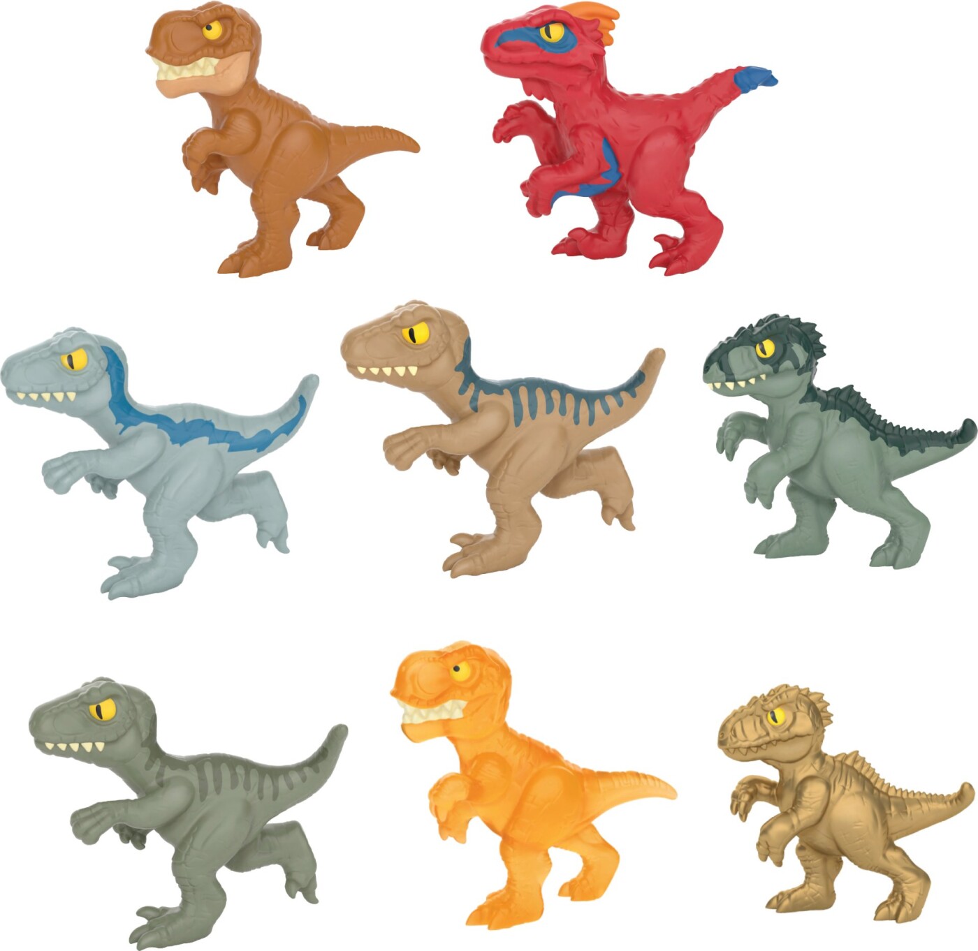 Se Heroes Of Goo Jit Zu - Jurassic World Minis Figurer - 8 Stk hos Gucca.dk