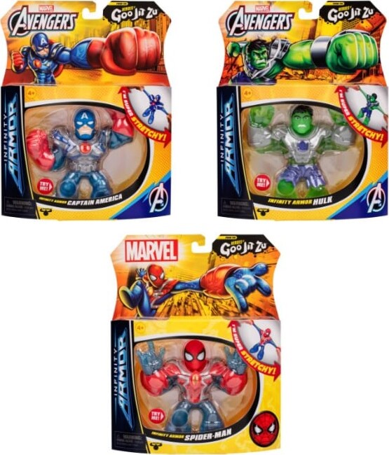 Goo Jit Zu - Marvel Avengers S11 - Strækbar Figur - Overraskelse