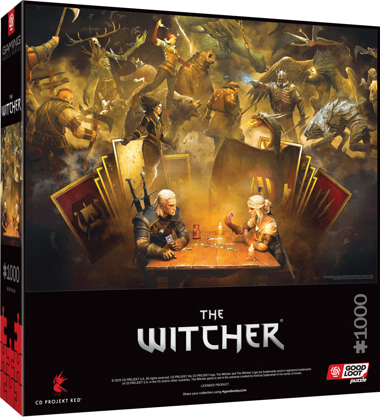 Good Loot - Gaming Puzzle: The Witcher Playing Gwent (1000 Pieces)