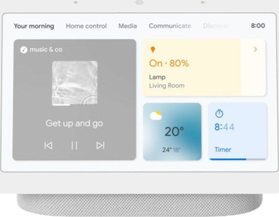 Google - Nest Hub 2nd Generation Chalk