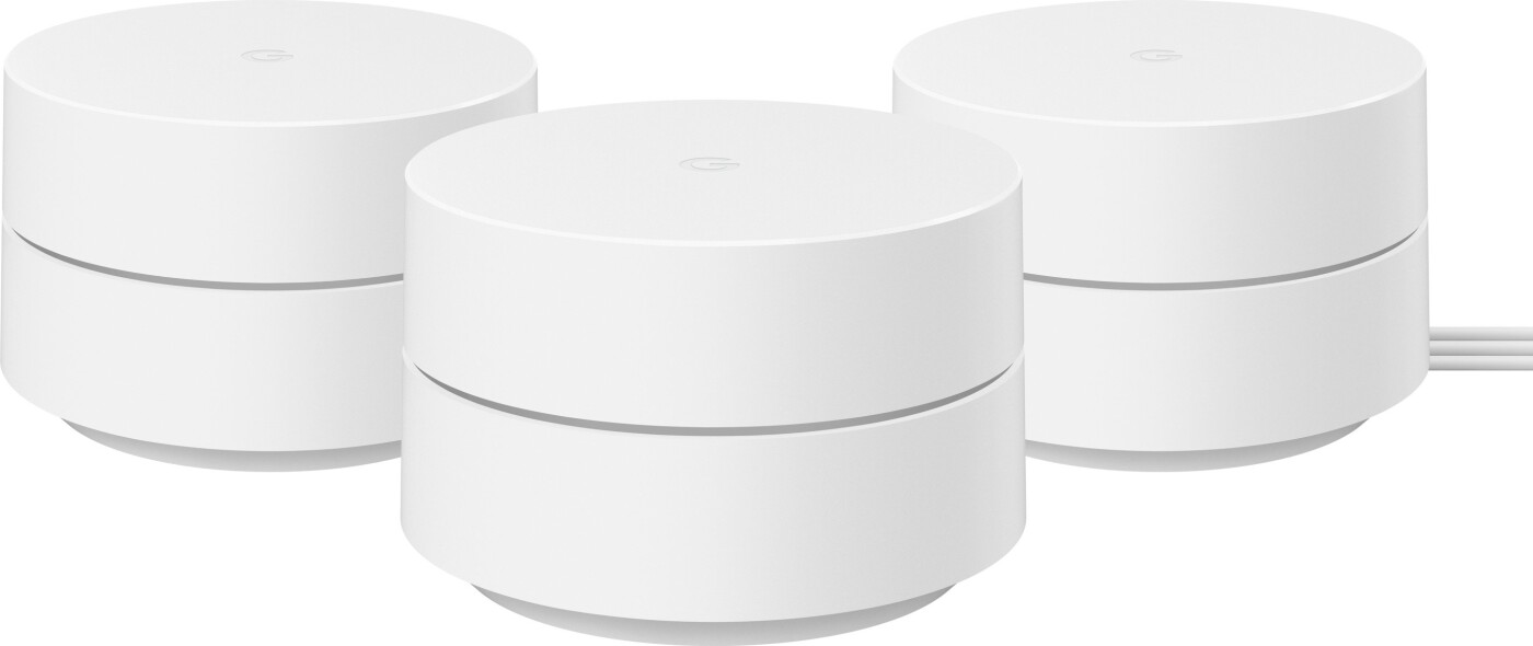 Google Wifi 2021 Forstærker Mesh System – 3 Pak