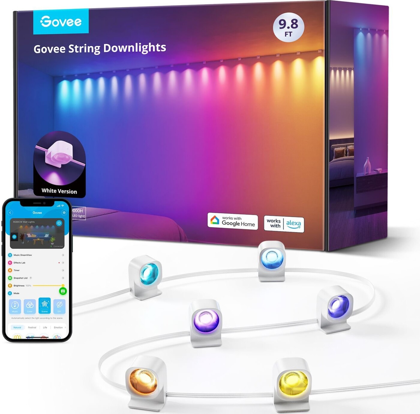 Govee - Rgbic String Downlights - Spotlamper - 5 M
