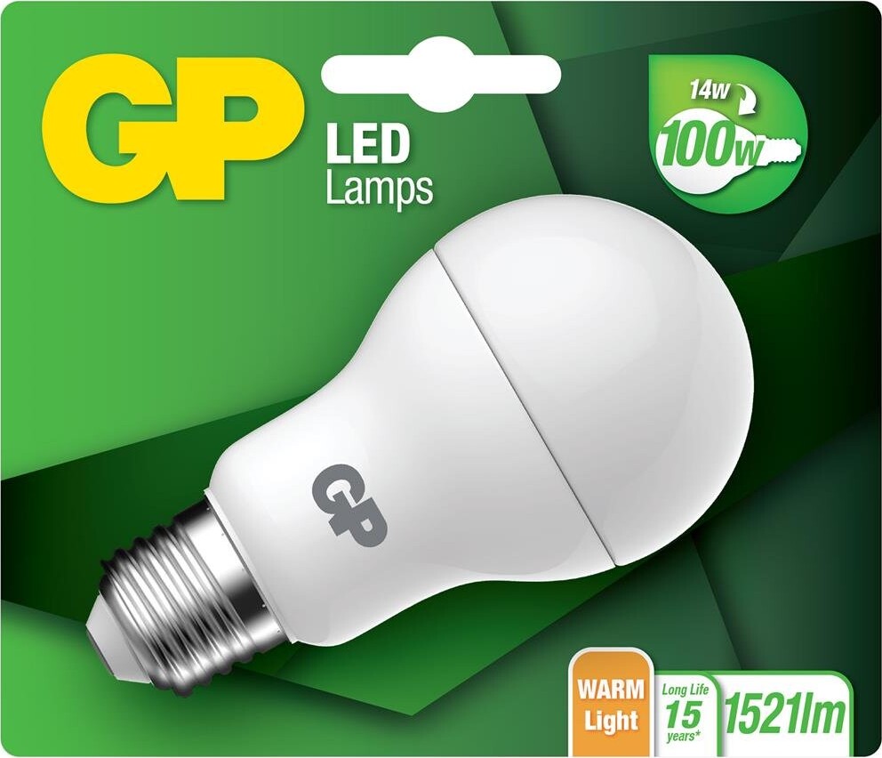 Gp - Led Pære - Classic - E27 14w 100w 1521 Lm