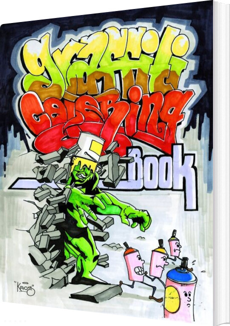 Graffiti Coloring Book - Diverse - English Book