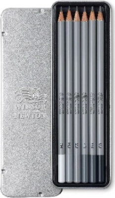 Grafitblyanter - Studio Collection - Winsor & Newton - 6 Farver