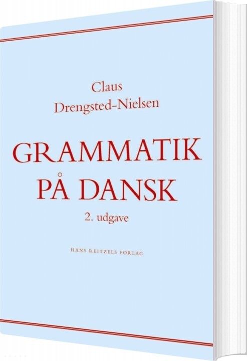 Grammatik På Dansk – Claus Drengsted-nielsen – Bog