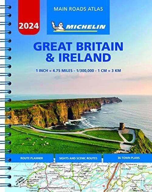 Billede af Great Britain & Ireland 2024: Mains Roads Atlas - Diverse - English Book