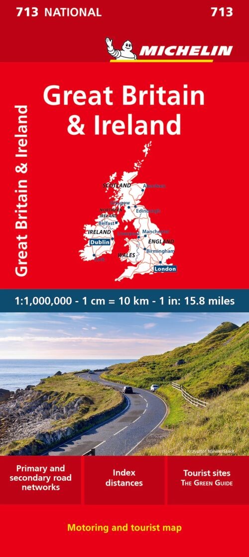Michelin Kort - Great Britain & Ireland - English book