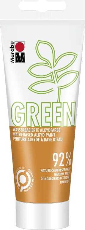 Alkydmaling - Orange - Indendørs Og Udendørs - 100 Ml - Marabu