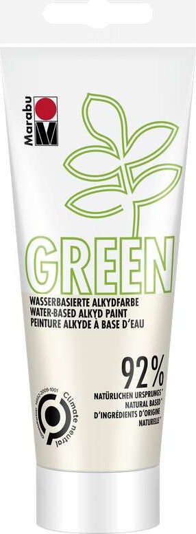 Alkydmaling - Creme - Indendørs Og Udendørs - 100 Ml - Marabu