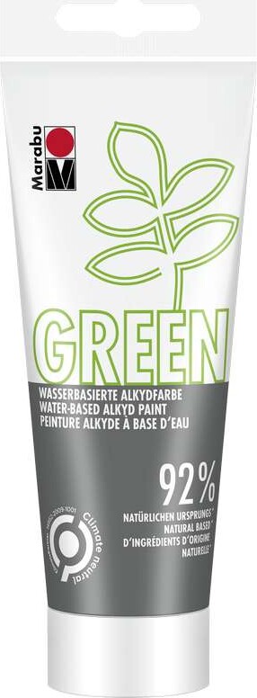 Alkydmaling - Skifer - Indendørs Og Udendørs - 100 Ml - Marabu