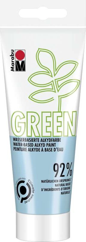Alkydmaling - Pastel Blå - Indendørs Og Udendørs - 100 Ml - Marabu