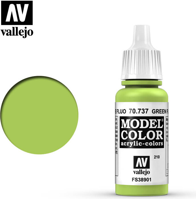 Vallejo - Model Color - Green Fluorescent - 17 Ml - 70737