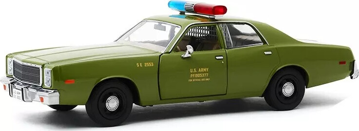Greenlight Collectibles - 1/18 The A-team  (1983-87 Tv) - 1977 Plymouth Fury Us Army Police