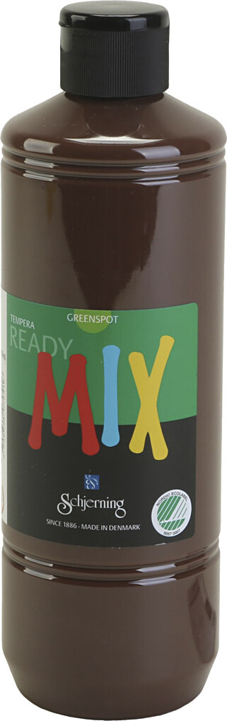 Se Greenspot Ready Mix - Tempera Maling - Mat - Brun - 500 Ml hos Gucca.dk