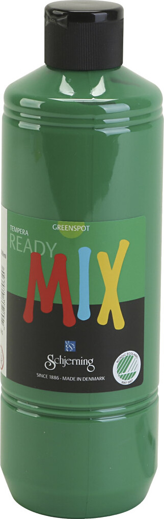 Se Greenspot Ready Mix - Tempera Maling - Mat - Grøn - 500 Ml hos Gucca.dk
