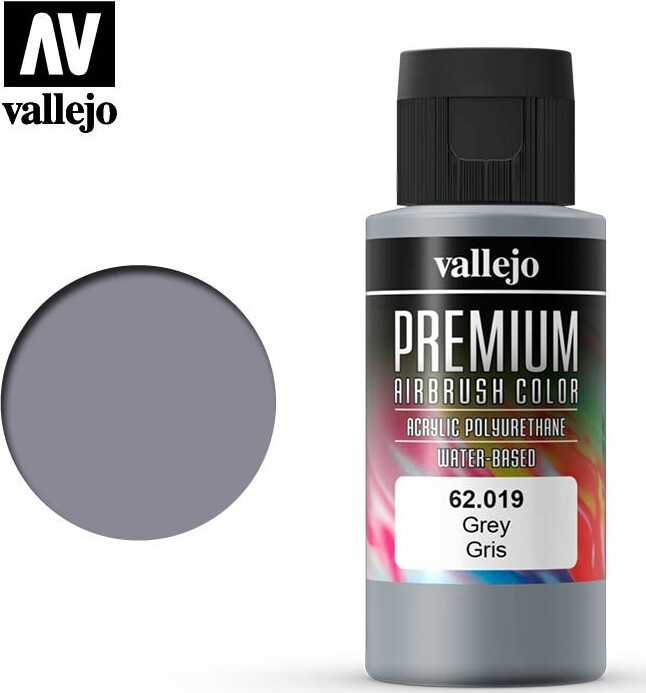 Vallejo - Premium Airbrush Maling - Grå 60 Ml