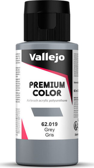 Vallejo - Premium Airbrush Maling - Grå 60 Ml