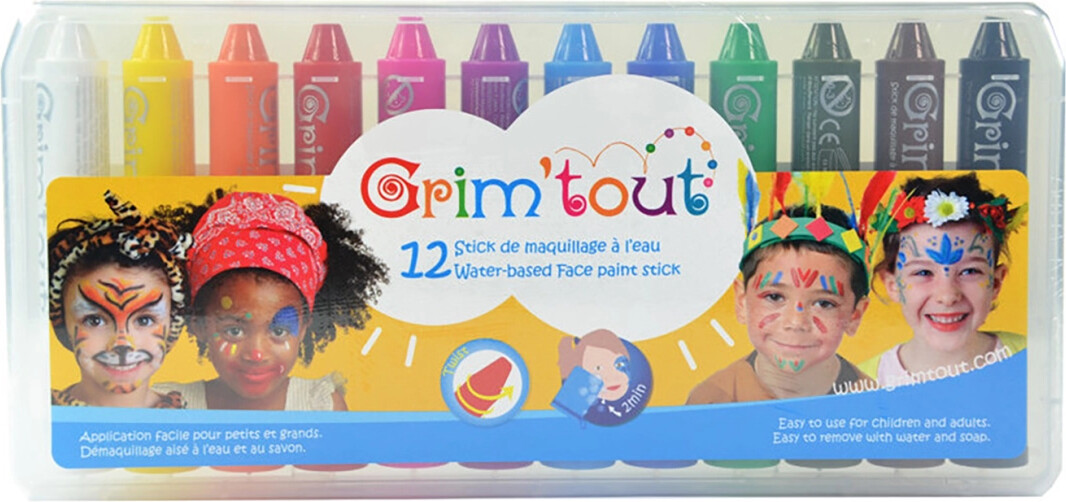 Grim Tout - Teatersminke - 12pak