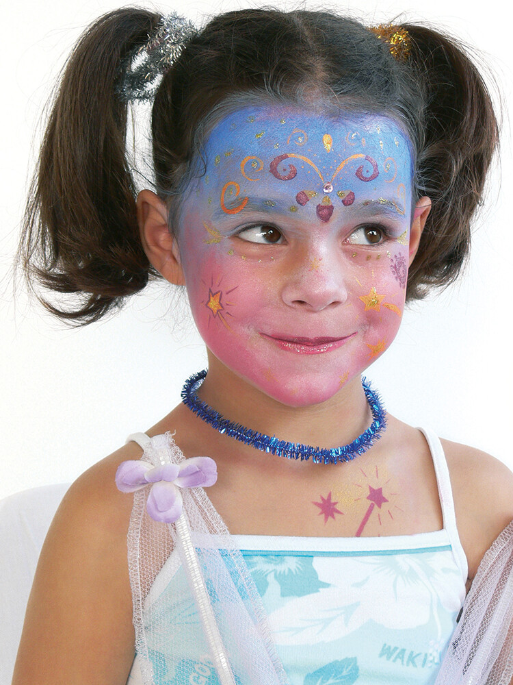 Grim Tout - Pink Krop- Og Ansigtsmaling Til Børn - 20 Ml