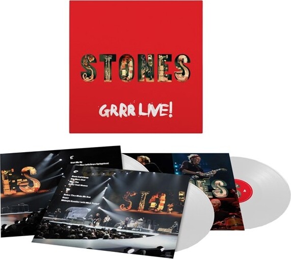 The Rolling Stones - Grrr Live! - Limited White - Vinyl Lp