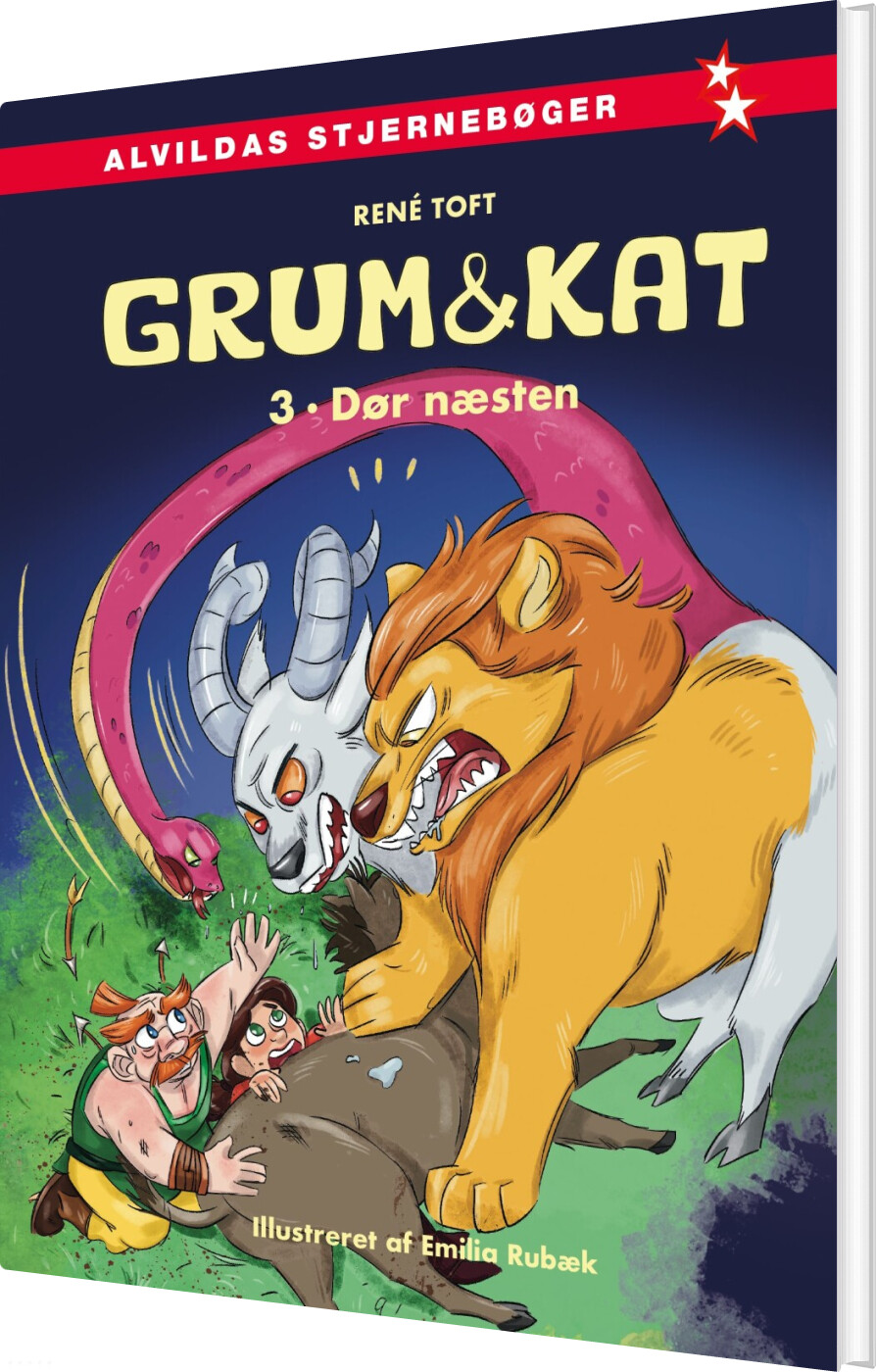 Grum & Kat 3: Dør Næsten - René Toft - Bog